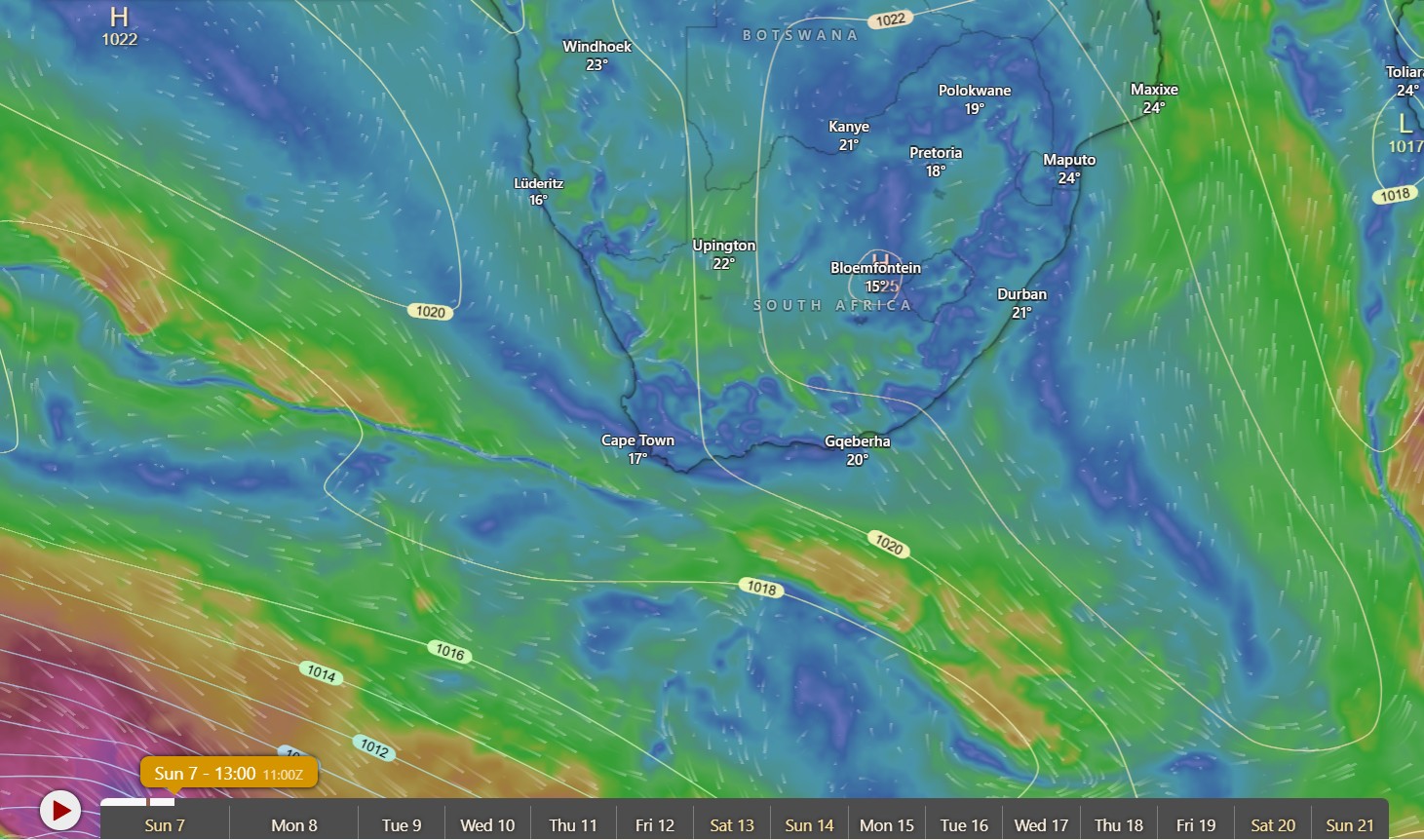 SA synoptic at 14:00 :) Image